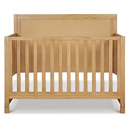 DaVinci Margot 4-in-1 Convertible Crib in Honey GREENGUARD Gold Certified DaVinci