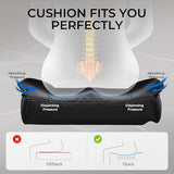 GTPLAYER Gaming Chair,Office Chair with Pocket Spring Lumbar Support, Ergonomic Comfortable Wide Office Desk Computer Chair with Outward Fixed Soft Armrests and Footrest (PU Leather, Black) GTPLAYER