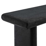 Modway EEI-6577-BLK Relic Concrete Textured Console Table, Black Modway