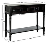 Safavieh American Homes Collection Samantha Distressed/Black 2-Drawer Console Table Safavieh