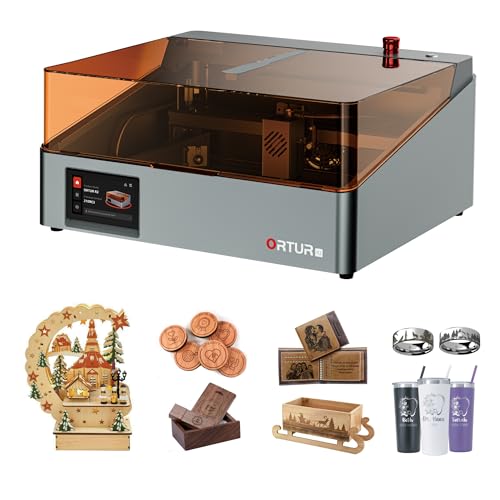 Ortur R2 10W Laser Engraver Enclosed Laser Cutter and Engraver Machine Smart Camera Positioning Batch Engraving Wood & Metal Ortur
