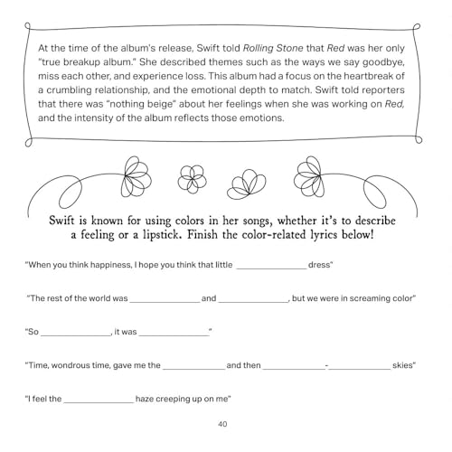 The Eras of Taylor Swift: An Unofficial Coloring & Creativity Book (Dover Adult Coloring Books) WoodArtSupply