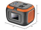 Portable Power Station 120W, 110V Power Bank with AC Outlet, Portable Generator 97.6Wh External Lithium Battery Pack with USB C Input for Camping Home Use Van Life Adventure ZeroKor