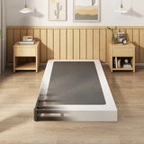 EMODA 5 Inch Twin Box Spring Bed Base, 1500 LBS Heavy Duty Metal Mattress Foundation with Fabric Cover, Easy Assembly EMODA