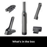 Shark WV201 WANDVAC Handheld Vacuum, Lightweight at 1.4 Pounds with Powerful Suction, Charging Dock, Single Touch Empty and Detachable Dust Cup,Graphite, Slate Shark