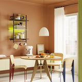 Bestier Gaming Floating Shelves, 24 inch LED Wall Mounted Shelves with Towel Bar, Coffee Bar Shelves with Glass Shelf & 8 Hooks, 3 Tier Hanging Display Rack for Wall Decor, Black Carbon Fiber Bestier