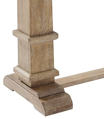Crosley Furniture Joanna Modern Farmhouse Sofa Console Table for Hall, Entryway, Living Room, Accent Tables, Rustic Brown Crosley Furniture
