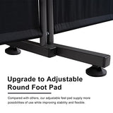 Room Divider 6FT Folding Privacy Screens, 3 Panel Partition Room Dividers w/Freestanding Design, Portable Wall Divider for Room Separtation, Fabric Room Divider Panel Sceen for Home Office Bedroom HOMSCREENER