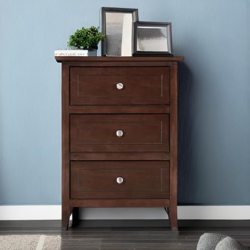 Glory Furniture Daniel 3 Drawer Nightstand in Cappuccino Glory Furniture