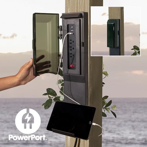 Backyard Discovery Somerville 14 x 10 All Cedar Pergola, Durable, Quality Supported Structure, Snow and Wind Supported, Rot Resistant, Electrical Outlet with USB, Deck, Garden, Patio Backyard Discovery