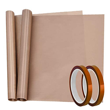selizo Heat Tape High Temp Tape and Teflon Sheet for Vinyl Heat Press, Sublimation Heat Resistant selizo