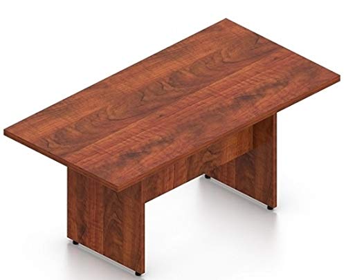 OTG SL7142RECS 6' Rectangular Conference Table, 71" w x 42" d x 29.5" h; 72” Rectangular Conference Table/Slab Base; - American Dark Cherry Offices To Go