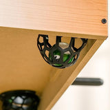 Soozier 38" Foldable Billiards Tabletop Game, Pool Table Set, Fun for The Whole Family with Easy Folding for Storage, Balls, Cues, Chalk, Brush for Game Room, Man Cave Soozier