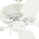 Westinghouse 7802400 Downrod Mount, 5 White Blades Ceiling fan, White 52 Inch Westinghouse