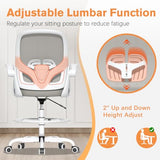 ORRSAKER Tall Drafting Chair with Lumbar Support and Footrest Ring, Supportive Tall Extended Height Ergonomic Desk Chair for Home Work, Breathable Mesh Office Chair with Flip up Arms(Gray) ORRSAKER