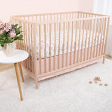 The Peanutshell 3 Piece Baby Crib Bedding Set for Girls - Newborn, Infant & Toddler Nursery Bed Set Decor with Fitted Crib Sheet, Dust Ruffle Comforter - Fairytale Forest The Peanutshell