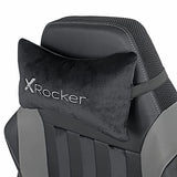 X Rocker Sigma PC Computer Gaming Office Desk Chair, with Headrest RGB LED Lights, Adjustable Seat and Armrest, 0780401, 24.41" x 49.8" x 20.87", Black X Rocker