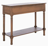 SAFAVIEH Home Collection Landers Brown 2-Drawer Console Table CNS5710C Safavieh
