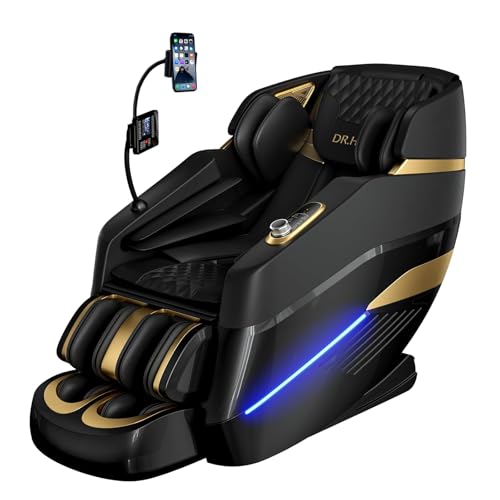 Massage Chair Full Body,Zero Gravity 3D SL-Track Shiatsu Massage Recliner Chair Built-in Heat System Airbag Massage with Body Scan, Deep Yoga Stretch, Calfrest Extension And Foot And Back massage Dr.hiumi