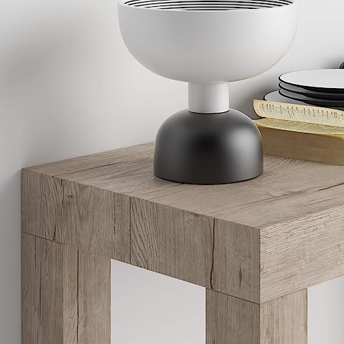 Mobili Fiver, First, Extendable Console Table, Oak, for 4-14 People, Space-Saving Dining Table, Italian Furniture Mobili Fiver