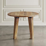Jofran Reclamation 42" Rustic Reclaimed Solid Wood Round Dining Table Jofran Inc.