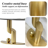 WOOOFA Modern Gold Console Table, Entryway Table with Smart Sensor Lights, Luxurious Marble Console Table, Sturdy and Easy to Clean, Sofa Table for Living Room, Hallway, Foyer, Bedroom WOOOFA