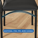 Garvee Dining Table Set for 2, Wooden Kitchen Table and Chairs of 2 with Upholstered Chairs, Square Kitchen Tables Set, 3 Piece Dining Room Table Sets for Small Space, Apartment, Rustic Gray Garvee