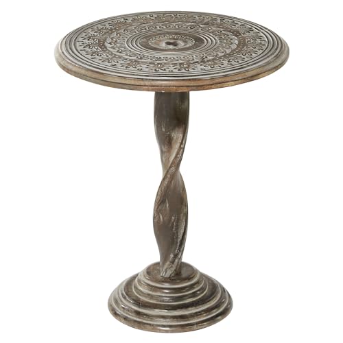Deco 79 Traditional Wood Accent, Side Table 18" x 18" x 22", Brown