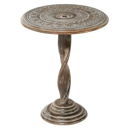 Deco 79 Traditional Wood Accent, Side Table 18" x 18" x 22", Brown