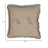 VHC Brands Farmhouse Sawyer Mill™ Charcoal Windmill Throw Pillow, Tan VHC Brands