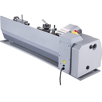 VEVOR Metal Lathe, 210x800 Mini Lathe Machine, 2500 RPM Variable Speed Change, 850W Precision Mini Lathe, Metal Working Lathe with Brushless Motor, Milling Machine for Various Metal Turning - WoodArtSupply