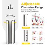 Tumbler Heat Press 20 and 30 OZ, Findcolor Tumbler Press fits 16oz 20oz 30oz Skinny Sublimation Tumblers, Mug Press for 11 OZ 15 OZ Mugs Heat Transfer Print with Free Gloves EnjoyColor