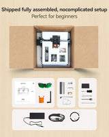 Ortur F20 Laser Engraver, 5000mW Laser Engraver Machine Class 4 Higher Accuracy Wood Cutter with Large Working Area 150x150mm, 15000mm/min Engraving Speed for Wood Acrylic Metal Glass Ortur