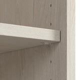 Bush Furniture Lennox Farmhouse L Shaped Desk with Storage Cabinets | Corner Computer Table for Home Office Workspace, 60W, Linen White Oak Bush Business Furniture