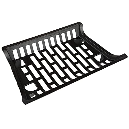 AGTEK 24 inch Fireplace Log Grate Heavy Duty Solid Steel Fire Grates Wood Stove Chimney Burning Rack Holder AGTEK