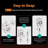 FLASHFORGE Adventurer 5M Pro 3D Printer with Extra 0.4mm and 0.6mm Nozzle Creator