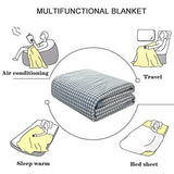 Double Quilt Summer Duvet Lightweight 100% Cotton Duvet Hypoallergenic Microfiber Single Double Bed Quilt Breathable and Dry Machine Washable A 200x230cm Generic
