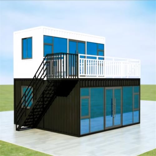 20/40ft Luxury Expandable Container Restaurant - Modern Foldable Mobile Cafe with Panoramic Windows - Prefab Modular Pop-Up Bar for Malls & Events - Turn-Key Steel Commercial Kiosk