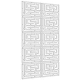 Lchen Hanging Room Divider Panel,10 Pieces Hanging Wall Divider Room Partition Wood-Plastic Thick Hanging Panel Screen Home Office Decoration(ML-S-10Panels) Lchen