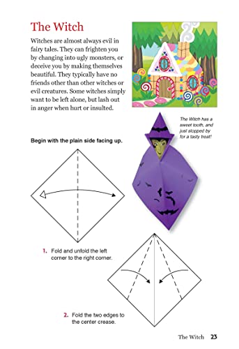My First Origami Fairy Tales Kit: Paper Models of Knights, Princesses, Dragons, Ogres and More! (includes Folding Sheets, Easy-to-Read Instructions, Story Backdrops, 85 stickers) (Tuttle Specials) WoodArtSupply