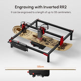 AlgoLaser Rotary Roller for MK2–Y-Axis Rotary Module for Cylindrical Object Engraving–Compatible with LightBurn, LaserGRBL–(No Engraving Tool Included) AlgoLaser