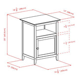 Winsome Wood Henry Accent Table, Natural, FURNITURE Winsome