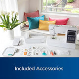 Brother SE700 Sewing and Embroidery Machine with Hoop Area - Touchscreen, USB Port, and Wireless Connectivity - 135 Built-in Designs & 103 Stitches Bundle with Sewing Accessories (5 Items)