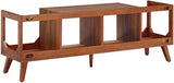 Crosley Furniture Asheville Mid-Century Modern Media Console Record Player Stand, Storage for Vinyl Records, Walnut Crosley Furniture