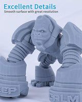 ELEGOO Water Washable 3D Printer Resin, Rapid Precise Printing Resin 405nm Curing Resin for LCD 3D Printer, Grey 1000g ELEGOO