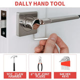 39 Piece All Purpose Household Red Tool Kit Small Basic Home Tool Set with Toolbox Great for Home, Garage, Office and College Dormitory Use, DIY and Crafts HANGYING