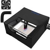 longer Laser Engraver Enclosure with Vent, Large Size 27.5 x 27.5 x 13 inchesLaser Engraving Machine Protective Cover with Eye Protection, Insulates Against Fumes and Odors Longer