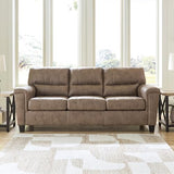 Signature Design by Ashley Navi Modern Queen Sofa Sleeper with Removable Cushions, Dark Brown Signature Design by Ashley