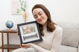 PAWCEPTIVE Dog Memorial Picture Frame with 5 Display Options- Dog Collar Memorial Frame Gift - Cat or Dog Pet Loss Gift for a Grieving Friend - Pet Remembrance Gift and Sympathy Photo Keepsake