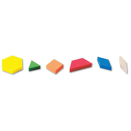 hand2mind Wood Pattern Blocks for Kids, Shapes for Kindergarten, Montessori Toys, Geometric Shapes, Symmetry, Shape Recognition, Pattern Blocks for Classroom (Set of 250) hand2mind